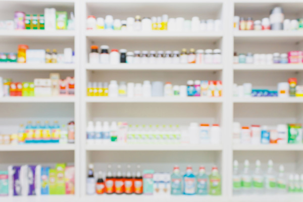 pharmacy shelf
